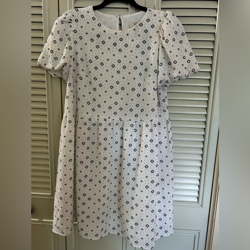 LOFT Short White Dress